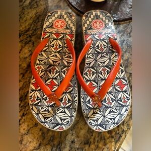 Tory Burch flip flops size 8.5